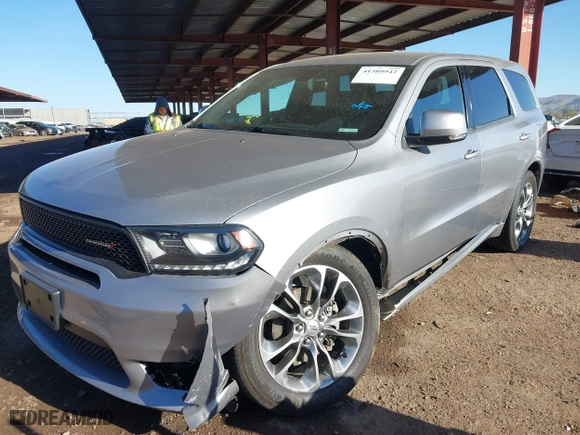 2019 Dodge Durango GT Plus with VIN 1C4RDJDG2KC722256, listed as a IAAI auction lot 41509942 with 111,603 mi miles. Bid and sale history available at carsss.com. Image 17.