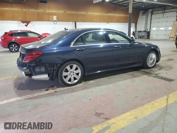 2019 Mercedes-Benz S 560 with VIN WDDUG8GB2KA472383, listed as a Copart auction lot 41736225 with 148,879 mi miles and Salvage Title. Bid and sale history available at DreamBid. Image 3.
