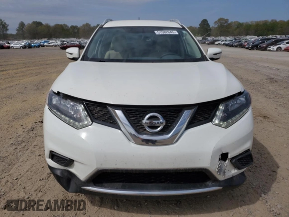 2016 Nissan Rogue S with VIN JN8AT2MT1GW012505, listed as a Copart auction lot 51582045 with 127,894 mi miles and Salvage Title. Bid and sale history available at carsss.com. Image 5.