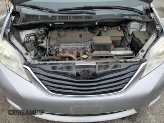 2012 Toyota Sienna with VIN 5TDKA3DC4CS014867, listed as a Copart auction lot 43191655 with 169,517 mi miles and Salvage Title. Bid and sale history available at DreamBid. Image 12.