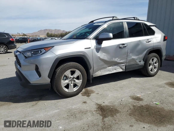 2021 Toyota RAV4 Hybrid XLE with VIN 4T3RWRFV0MU047527, listed as a Copart auction lot 49693115 with 39,433 mi miles and Salvage Title. Bid and sale history available at carsss.com. Image 1.
