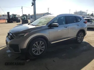 2020 Honda CR-V Touring with VIN 7FARW1H95LE009818, listed as a Copart auction lot 46294505 with 89,999 mi miles and Salvage Title. Bid and sale history available at carsss.com. Image 1.