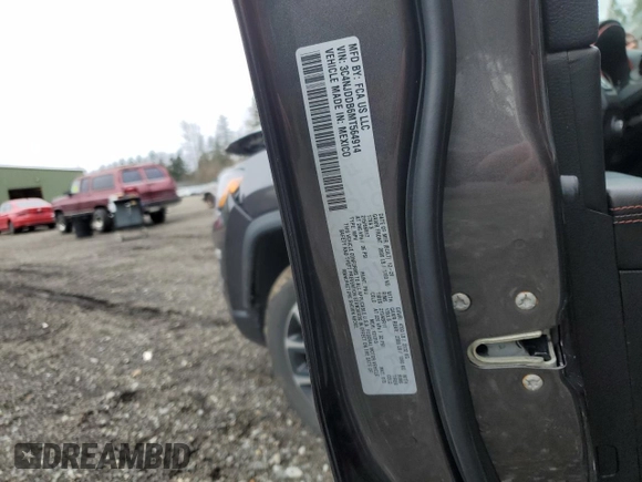 2021 Jeep Compass Trailhawk with VIN 3C4NJDDB6MT564914, listed as a Copart auction lot 49703385 with 45,547 mi miles and Salvage title. Bid and sale history available at DreamBid. Image 15.