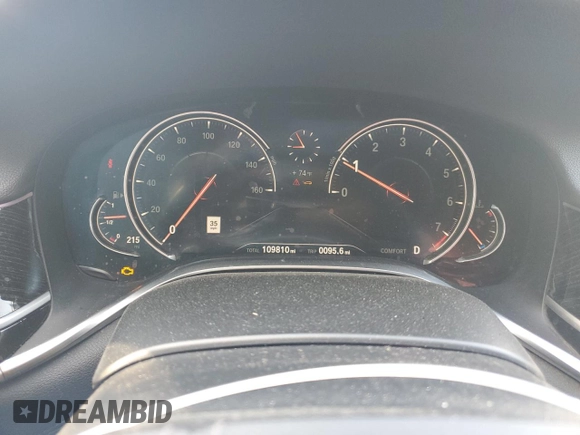 2019 BMW 7 Series 740i z VIN WBA7E2C57KB217388, wystawiony jako Copart lot #61867745 z przebiegiem 109 810 mil mil oraz Szkoda całkowita • Salvage title. Historia ofert i sprzedaży dostępna na DreamBid. Obrazek 9.
