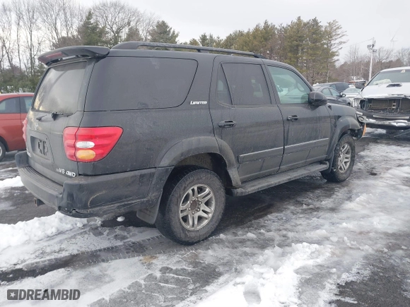 2003 Toyota Sequoia Limited with VIN 5TDBT48A13S177601, listed as a IAAI auction lot 41491390 with 218,243 mi miles. Bid and sale history available at carsss.com. Image 4.