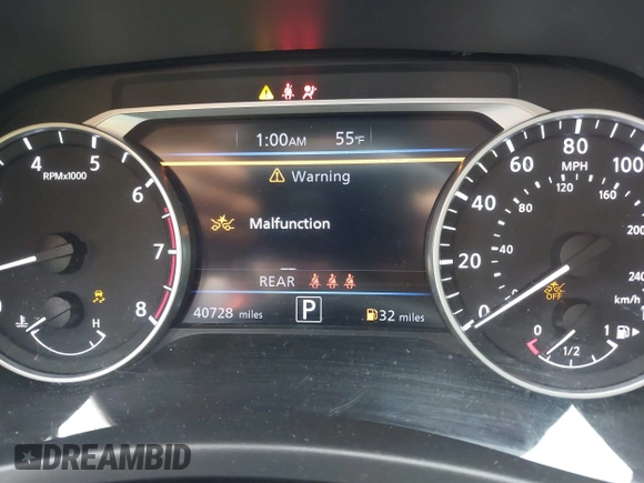 2021 Nissan Sentra SV with VIN 3N1AB8CV0MY208320, listed as a IAAI auction lot 42039115 with 40,728 mi miles and . Bid and sale history available at DreamBid. Image 7.