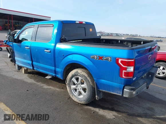 2019 Ford F-150 XL with VIN 1FTEW1E42KKE62265, listed as a IAAI auction lot 41477922 with 22,910 mi miles. Bid and sale history available at carsss.com. Image 3.