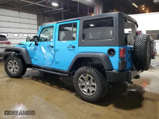 2018 Jeep Wrangler JK Unlimited Rubicon with VIN 1C4BJWFG6JL813145, listed as a Copart auction lot 43603665 with 25,960 mi miles and Salvage Title. Bid and sale history available at carsss.com. Image 2.