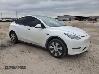 2021 Tesla Model Y Long Range z VIN 5YJYGDEE0MF299944, wystawiony jako Copart lot #55424295 z przebiegiem 54 698 mil mil oraz Szkoda całkowita • Salvage title. Historia ofert i sprzedaży dostępna na DreamBid. Obrazek 4.