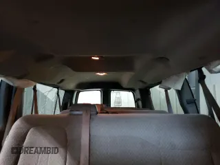 2011 Chevrolet Express Passenger 1LT with VIN 1GAZG1FGXB1118401, listed as a Copart auction lot 61633484 with 92,133 mi miles and Salvage title. Bid and sale history available at DreamBid. Image 10.