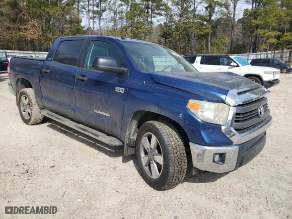 2014 Toyota Tundra 4WD Truck SR5 with VIN 5TFDW5F16EX341219, listed as a Copart auction lot 47090565 with NaN miles and Salvage Title. Bid and sale history available at carsss.com. Image 4.