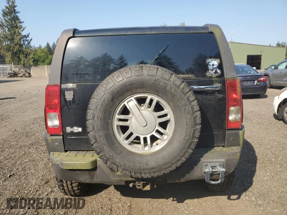 2006 Hummer H3 with VIN 5GTDN136568169880, listed as a Copart auction lot 69988734 with 0 mi miles and Clean Title. Bid and sale history available at carsss.com. Image 6.