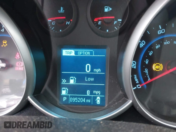 2014 Chevrolet Cruze LS with VIN 1G1PA5SH9E7274901, listed as a IAAI auction lot 42013231 with 95,204 mi miles and . Bid and sale history available at DreamBid. Image 7.