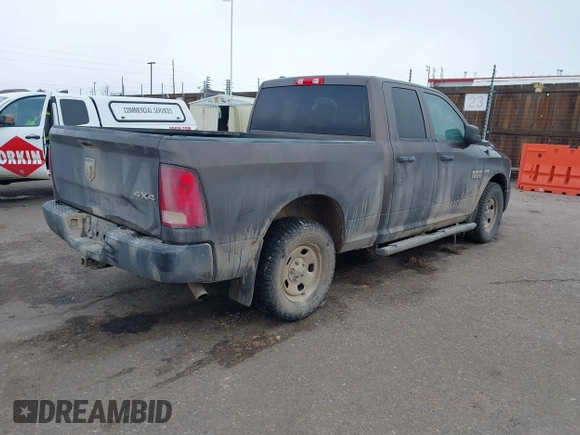 2018 Ram 1500 Express with VIN 1C6RR7FTXJS174226, listed as a IAAI auction lot 41573603 with 131,730 mi miles and . Bid and sale history available at DreamBid. Image 4.