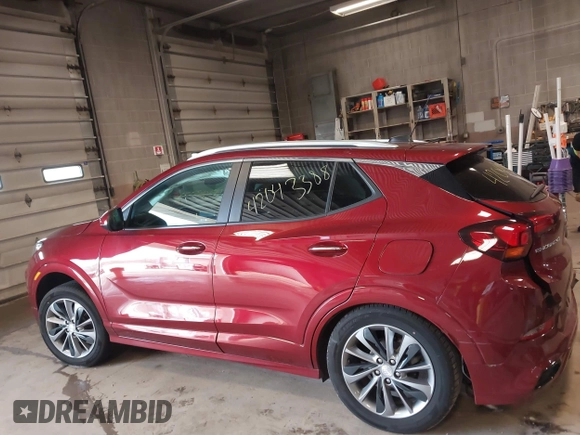 2023 Buick Encore GX Select with VIN KL4MMDSL1PB071074, listed as a IAAI auction lot 42043388 with 18,032 mi miles and . Bid and sale history available at DreamBid. Image 14.