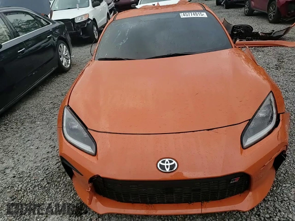 2023 Toyota GR86 10th Anniversary Special Edition with VIN JF1ZNBG13P9755173, listed as a Copart auction lot 45774915 with 6,934 mi miles and Salvage Title. Bid and sale history available at carsss.com. Image 11.