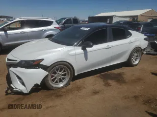 2022 Toyota Camry TRD with VIN 4T1KZ1AK7NU066349, listed as a Copart auction lot 56386525 with 58,585 mi miles and Salvage title. Bid and sale history available at DreamBid. Image 1.