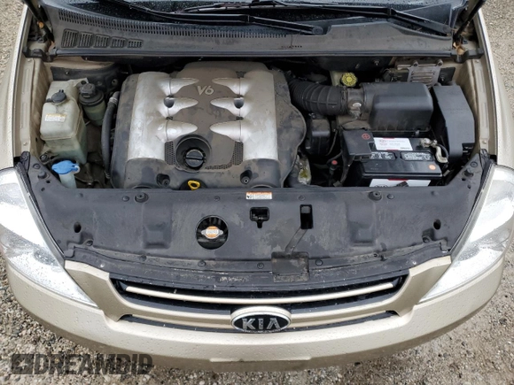 2007 Kia Sedona LX with VIN KNDMB233076160013, listed as a Copart auction lot 48625285 with 90,621 mi miles and Clean Title. Bid and sale history available at carsss.com. Image 12.
