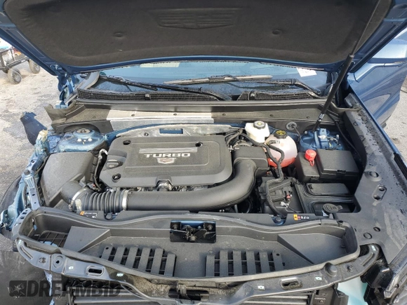 2025 Cadillac XT4 FWD Premium Luxury with VIN 1GYFZCR47SF150673, listed as a Copart auction lot 56108895 with 2,167 mi miles and Salvage title. Bid and sale history available at DreamBid. Image 12.