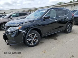 2019 Nissan Rogue SL with VIN 5N1AT2MV7KC795610, listed as a Copart auction lot 54126514 with 49,829 mi miles and Salvage Title. Bid and sale history available at carsss.com. Image 1.