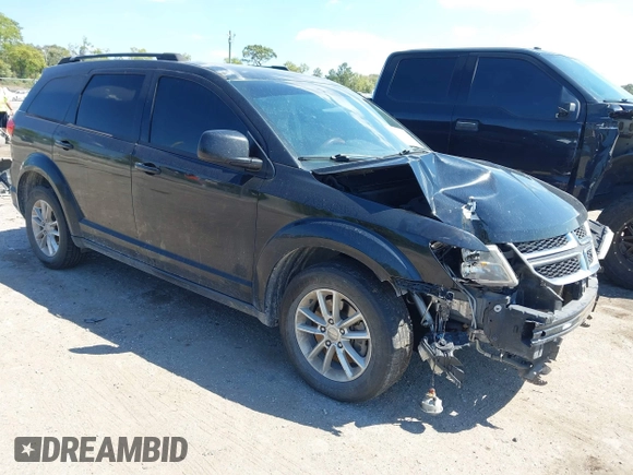2014 Dodge Journey SXT with VIN 3C4PDCBG5ET250732, listed as a IAAI auction lot 41900940 with 144,301 mi miles. Bid and sale history available at carsss.com. Image 1.