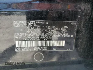 2010 Toyota RAV4 с VIN JTMZF4DV5AD025666, выставлен на аукционе Copart как лот 56688995 с пробегом 161 401 миль миль и Чистый • Clean title. История ставок и продаж доступна на DreamBid. Изображение 14.