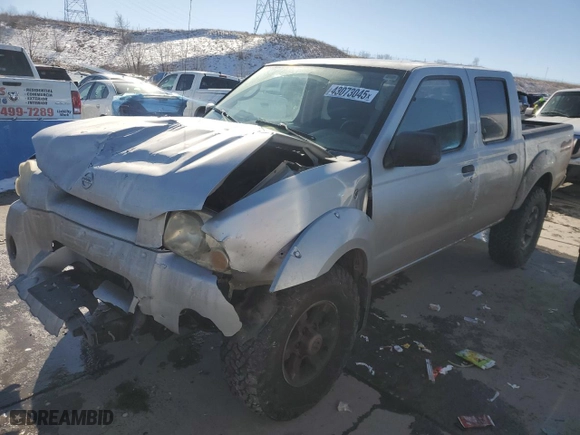 2004 Nissan Frontier 4WD XE with VIN 1N6ED27Y14C423396, listed as a Copart auction lot 43073045 with 51,124 mi miles and Salvage Title. Bid and sale history available at carsss.com. Image 1.