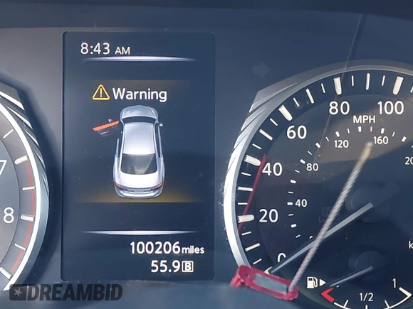 2019 Infiniti Q50 Luxe with VIN JN1EV7AP7KM516656, listed as a IAAI auction lot 42695766 with 100,206 mi miles and . Bid and sale history available at DreamBid. Image 15.