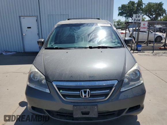 2007 Honda Odyssey EX-L with VIN 5FNRL38797B456625, listed as a Copart auction lot 53983345 with 120,692 mi miles and Salvage Title. Bid and sale history available at carsss.com. Image 5.