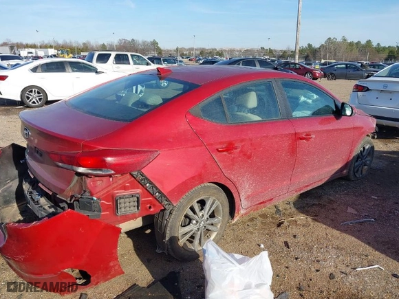 2017 Hyundai Elantra Limited with VIN 5NPD84LF4HH118553, listed as a IAAI auction lot 41607331 with 138,166 mi miles. Bid and sale history available at carsss.com. Image 4.