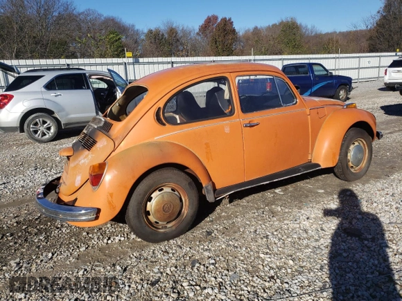 1973 Volkswagen Beetle with VIN 1332919096, listed as a Copart auction lot 81315254 with 53,111 mi miles and Salvage Title. Bid and sale history available at DreamBid. Image 3.
