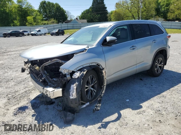 2016 Toyota Highlander XLE z VIN 5TDJKRFH1GS304526, wystawiony jako Copart lot #53499635 z przebiegiem 158 190 mil mil oraz Szkoda całkowita • Salvage title. Historia ofert i sprzedaży dostępna na DreamBid. Obrazek 1.