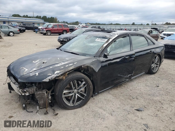 2017 Audi A8 Sport with VIN WAU43AFD4HN005979, listed as a Copart auction lot 48757375 with 148,350 mi miles and Salvage Title. Bid and sale history available at DreamBid. Image 1.
