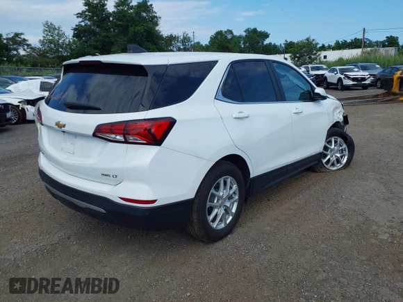 2024 Chevrolet Equinox LT z VIN 3GNAXTEG7RS215833, wystawiony jako IAAI lot #42727224 z przebiegiem 14 684 mil mil oraz . Historia ofert i sprzedaży dostępna na DreamBid. Obrazek 4.