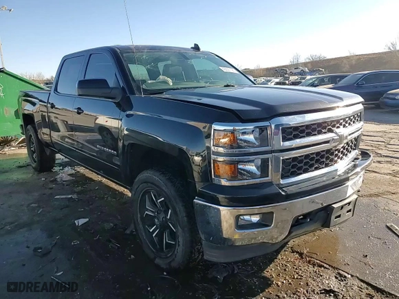 2015 Chevrolet Silverado 1500 LT with VIN 1GCUKREC1FF204198, listed as a Copart auction lot 43627125 with 196,744 mi miles and Salvage Title. Bid and sale history available at carsss.com. Image 14.