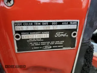 1964 Ford Thunderbird with VIN 4Y85Z148141, listed as a Copart auction lot 73769444 with 3,631 mi miles and Salvage Title. Bid and sale history available at DreamBid. Image 13.