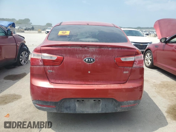 2013 Kia Rio LX with VIN KNADM4A30D6307304, listed as a Copart auction lot 66700254 with Not Provided miles and Salvage Title. Bid and sale history available at DreamBid. Image 6.