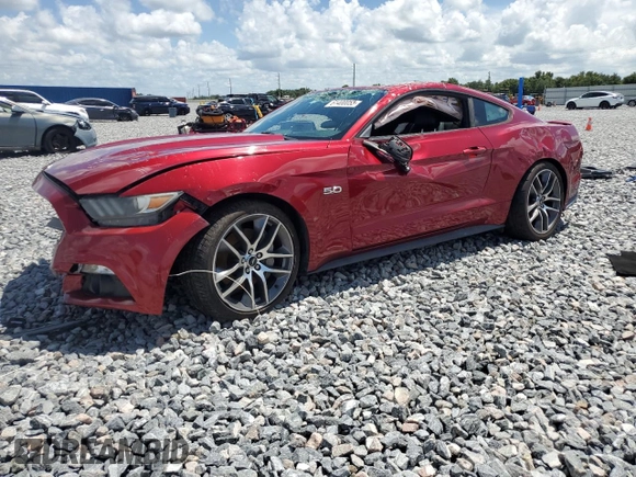 2015 Ford Mustang GT with VIN 1FA6P8CF3F5350583, listed as a Copart auction lot 61400055 with 74,404 mi miles and Non repairable. Bid and sale history available at DreamBid. Image 1.