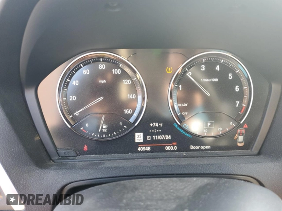 2021 BMW 2 Series M240i with VIN WBA2J5C04M7G65009, listed as a Copart auction lot 81797974 with 40,948 mi miles and Salvage Title. Bid and sale history available at carsss.com. Image 9.