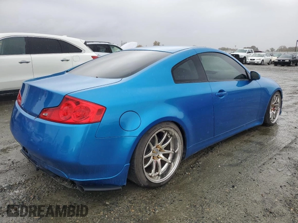 2006 Infiniti G35 Coupe with VIN JNKCV54E56M706849, listed as a Copart auction lot 81933864 with 176,651 mi miles and Clean Title. Bid and sale history available at carsss.com. Image 3.