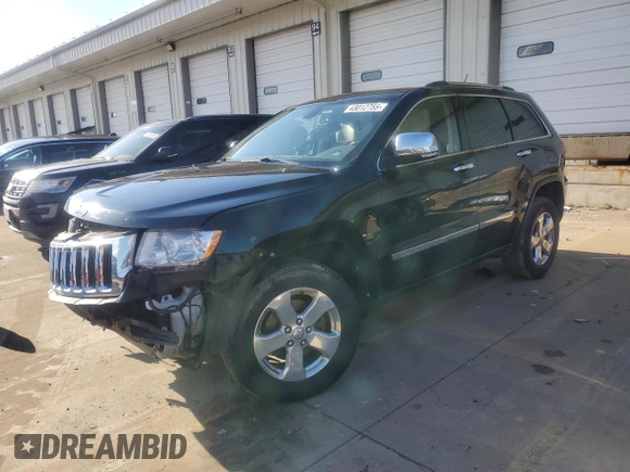 2013 Jeep Grand Cherokee Limited with VIN 1C4RJEBG8DC646600, listed as a Copart auction lot 43012755 with 142,231 mi miles and Salvage Title. Bid and sale history available at carsss.com. Image 1.
