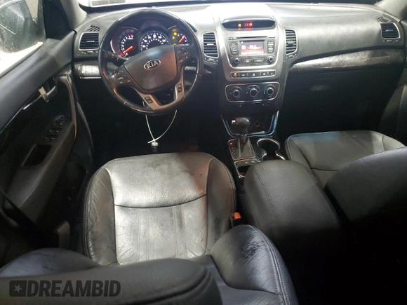 2015 Kia Sorento LX with VIN 5XYKTCA66FG633321, listed as a Copart auction lot 47757355 with 114,392 mi miles and Salvage Title. Bid and sale history available at DreamBid. Image 8.