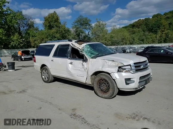 2016 Ford Expedition EL Platinum with VIN 1FMJK1MT9GEF56891, listed as a Copart auction lot 72453434 with 111,332 mi miles and Salvage Title. Bid and sale history available at carsss.com. Image 12.