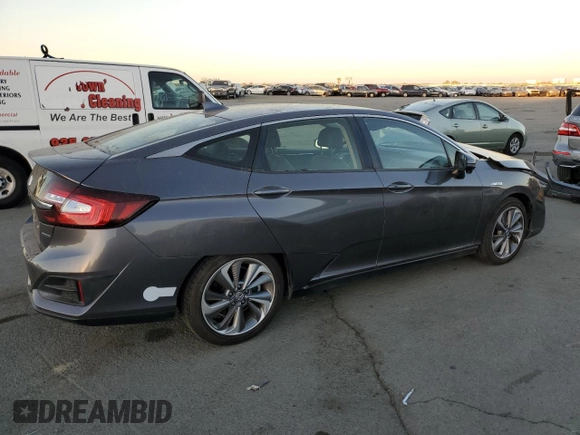 2018 Honda Clarity Plug-In Hybrid Touring with VIN JHMZC5F30JC011849, listed as a Copart auction lot 79900434 with 44,596 mi miles and Clean Title. Bid and sale history available at carsss.com. Image 3.