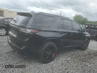 2021 Chevrolet Traverse Premier with VIN 1GNERKKW8MJ246357, listed as a Copart auction lot 58257635 with 89,543 mi miles and Salvage title. Bid and sale history available at DreamBid. Image 3.