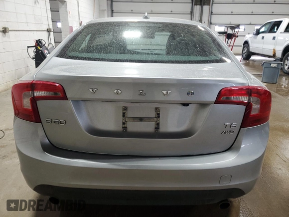 2012 Volvo S60 T6 with VIN YV1902FH7C2134944, listed as a Copart auction lot 48539105 with 136,423 mi miles and Salvage Title. Bid and sale history available at carsss.com. Image 6.