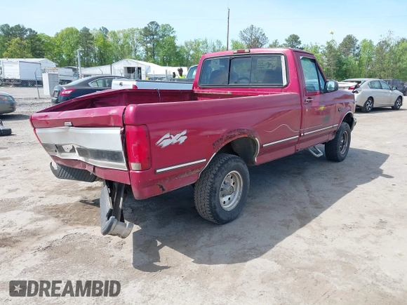 1995 Ford F-150 with VIN 1FTEF14NXSNA06099, listed as a IAAI auction lot 42102587 with Not Provided miles. Bid and sale history available at carsss.com. Image 4.