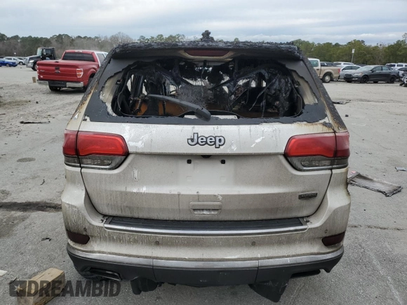 2018 Jeep Grand Cherokee Summit z VIN 1C4RJEJG8JC340185, wystawiony jako Copart lot #45853025 z przebiegiem Nie podano mil oraz Nie do naprawy • Non repairable. Historia ofert i sprzedaży dostępna na DreamBid. Obrazek 6.