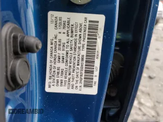 2013 Honda Civic LX with VIN 2HGFB2F55DH518806, listed as a Copart auction lot 51076125 with 109,702 mi miles and Salvage Title. Bid and sale history available at DreamBid. Image 12.