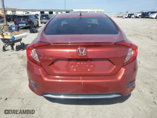 2021 Honda Civic Sedan EX-L with VIN 2HGFC1F77MH701293, listed as a Copart auction lot 49595975 with 78,054 mi miles and Salvage Title. Bid and sale history available at carsss.com. Image 6.